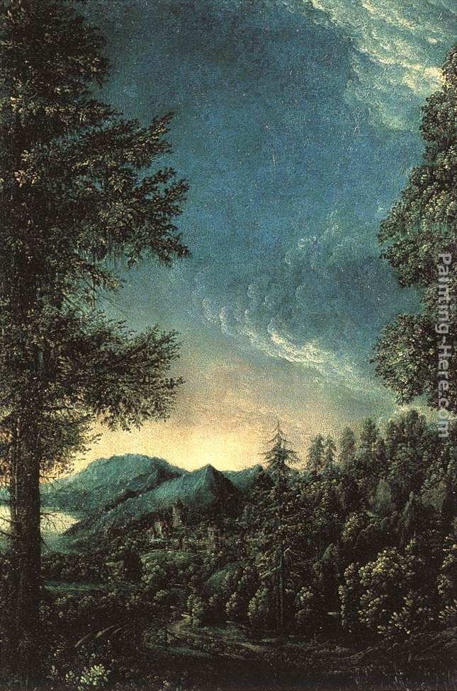 The Danube Valley near Regensburg painting - Albrecht Altdorfer The Danube Valley near Regensburg art painting